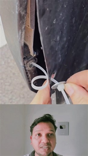 Gaadi Ka Cover Fix Karne Ka Easy Jugaad 🚗🔧