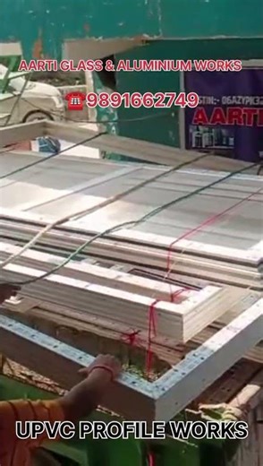 Making every cut count 💥 #UPVCWork"From raw profiles to perfect frames UPVC #Factory Vibes Hard work