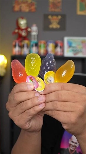 4D Fruit Jelly | Amateur Review #shorts