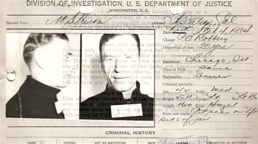 Although it includes some errors, this documentary short explores the story of Al Capone's downfall, from his reign as a powerful mob boss to his final days as prisoner #85 at Alcatraz. The video reveals how the infamous criminal, once glorified in the media, was humbled by the harsh realities of the "Rock," where his wealth and influence meant nothing. Discover the strict regimen of the prison, his struggles with deteriorating health due to syphilis, and the human side of the man as revealed in