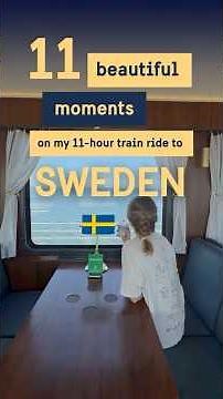 Hamburg to Stockholm Direct: 11 Hours Through Three Countries by Train #visitsweden