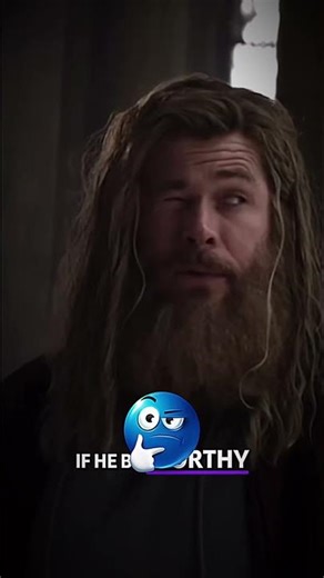 Fat Thor Proves He’s Still Worthy | Mjolnir Returns Scene (endgame ) #shortsfeed #aurafarming