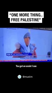 He had “one more thing to say” while TV reporter was interviewing him.. 🥹🇵🇸 #muslim #islam | Muslim