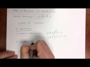 Chapter 6.1 OLS assumptions