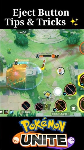 Eject Button Tips and tricks 💥||Pokemon unite