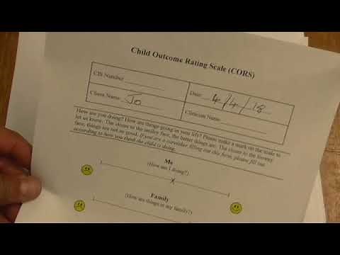 Collaborative use of the Child Outcome Rating Scale & Outcome Rating Scale with families.