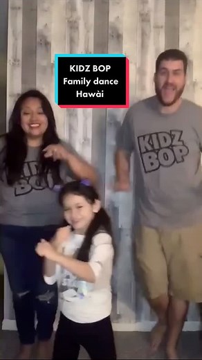 Family dance to the new KIDZ BOP song Hawài. @kidzbop has kid friendly Latin songs Kylee loves to dance too.#kbambassador #dance #family #kidzbop #fyp