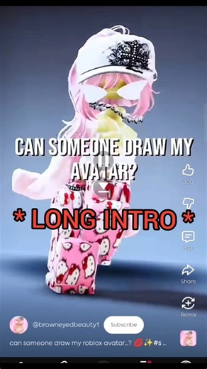 can someone draw me? @ loved drawing you🤭 ...sub @ladymarooon for roblox content #roblox