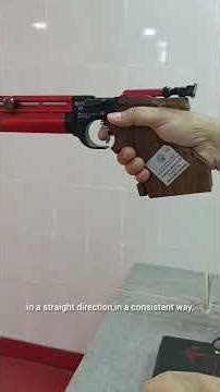 Pistol shooting-How to press the trigger finger correctly #victoryshot #shootingsports