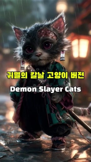 Demon Slayer Cats | 귀멸의 칼날 고양이 버전 #aiart #aiartist