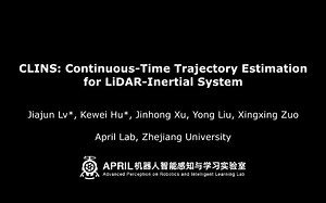 CLINS Continuous-Time Trajectory Estimation for LiDAR Inertial System