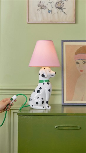 Coucou Suzette on Instagram: "Mais quelle bôtééé 😍 ⁠ Chaque lampe Dalmatien est unique et peinte à la main avec amour au Portugal, la couleur et les dimensions peuvent varier légèrement d’une pièce à une autre 🎨⁠ .⁠ What a beautyyyy 😍⁠ Each Dalmatian lamp is unique and lovingly hand-painted in Portugal — colors and sizes may vary slightly from one piece to another 🎨 . #coucousuzette #ceramique #decoration #dalmatien #dalmatian"