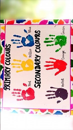 COLOUR TLM#trending#art#viral#diy#project#easy#primarycolors#secondarycolors#drawing#painting#shorts