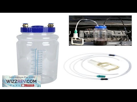 Hand Suction Car Oil Change Pump 2L Brake Bleeder Fluid Pumping Auto