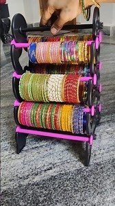 Bangle Stand 😍✨ I Bangles Stand Organization #shorts #bangles #banglestand #jewelryorganizer