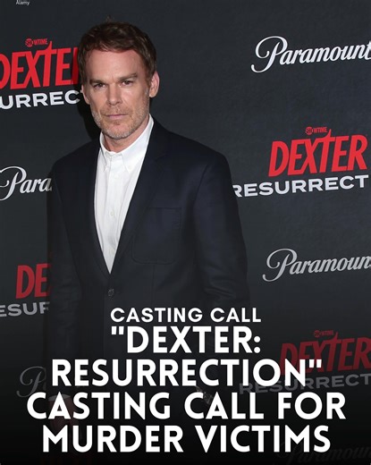 🔪🎬 CASTING CALL: Dexter: Resurrection Is Now Hiring! 🔥 Think you’ve got what it takes to be part of one of TV’s most iconic thriller franchises? Dexter: Resurrection is now casting, and this is your chance to step into the dark, suspense-filled world of one of television’s most talked-about series 👀 Production is looking for talent to portray featured roles in intense, dramatic scenes—perfect for actors ready to dive into gripping storytelling and high-stakes performances. 🎭 Roles include f