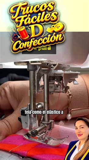 Easily fix your pants with elastic in seconds! 🧵 Easy Elastic Sewing Hack! 👖