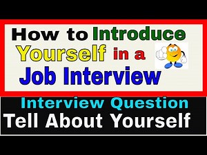How to introduce yourself in a job interview? | Self Introduction