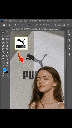 How to Make logo mockup in photoshop #shorts #tutorial