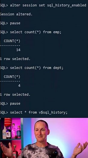 How to activate SQL History in 26ai