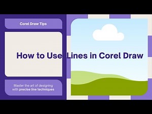 How to use lines on coreldraw3