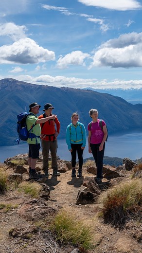 A guided walk with Trips & Tramps along the Kepler Track means easy gradients, native forest, local stories, and a classic kiwi cuppa in one of the most peaceful places on earth 🌿🥾 Discover active adventure tours across New Zealand 👉 Link in bio ✈️ 100% customisable tours 🇳🇿 Created by NZ locals 🎒 Options for all abilities & travel styles 📅 Everything booked for you #nzmustdo #discovernewzealand | Discover New Zealand