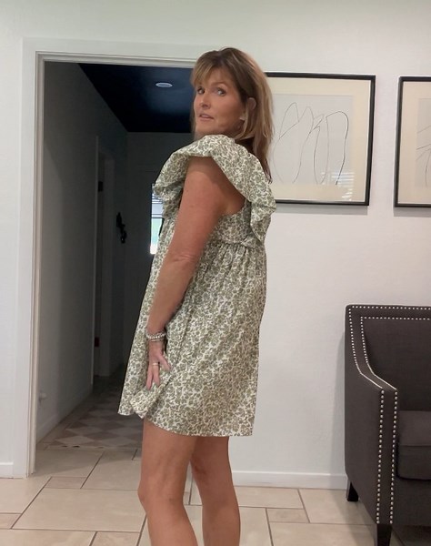 Watch Baby Doll Dress V Neck So Flattering on Amazon Live