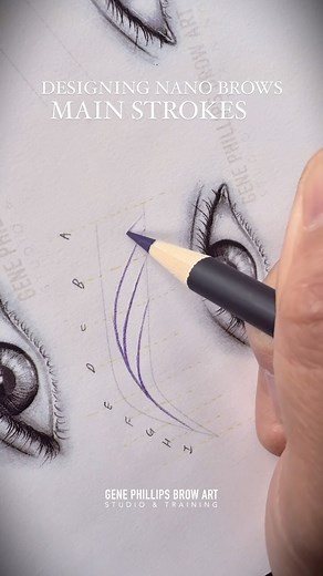 Gene Phillips Brow Art on Instagram: "Master Nano Brows in 4 weeks—one class a week for the best hands-on practice and results!Precision meets artistry! ✍️ Watch as we map out the perfect nano-brow stroke pattern on a custom design. Whether you’re a beauty lover looking to enhance your own brows or an aspiring brow artist ready to master the craft, this is where it all starts! 🌟 Nano brows are the future of brow enhancement, and our training course will teach you how to create flawless, 