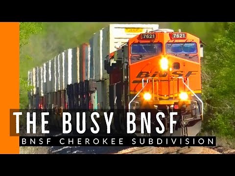 The Busy BNSF | Trains on the Cherokee Subdivision in Missouri