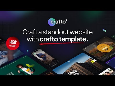 Crafto - The Multipurpose HTML5 Template: Introduction
