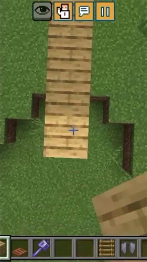 Minecraft backward bridging