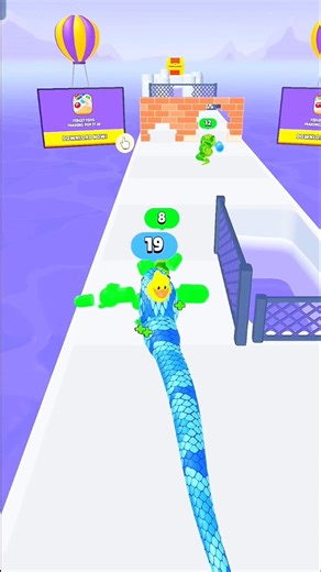 Chota Chota Shap Snake Run Game #viral #audio #short