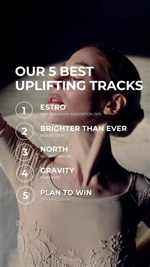 Our top 5 inspiring tracks Which one sparks your creativity the most? 🎶