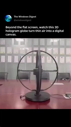 The Windows Digest | Engineering the impossible: The 360° Holographic "Eye." We are tracking a major breakthrough in volumetric display technology with this... | Instagram
