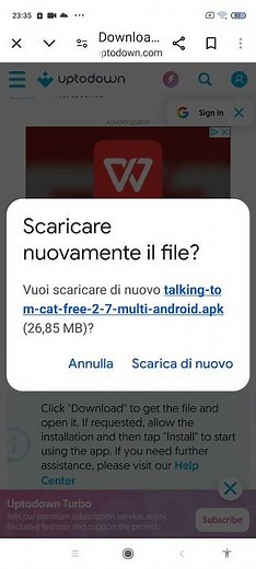How to install talking tom cat old version (android)