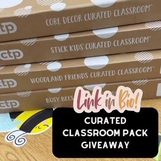 1.8K views | Are you ready for it? Just in time for back to school, our Curated Classroom Mega Pack Giveaway is here! Check out all the details and enter to win on our blog! Don't miss your chance to win! https://www.creativeteaching.com/blogs/curated-classroom/curated-classroom-mega-pack-giveaway | Creative Teaching Press | Facebook