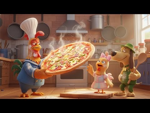 Chef Moment: Who Ordered a Pizza This Big? 👨‍🍳🍕 | Funny Donald Duck Animation
