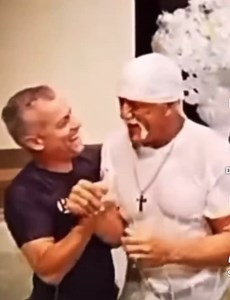 HULK HOGAN got saved 18 months ago as a 70 year-old man! Here he is being baptized!!!! Praise the Lord we will see him in Heaven! 👏 🙌🏻 #hulkhogan | Evangelist D.R. Harrison