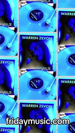 WARREN ZEVON Back In The High Life Clear & Blue Vinyl #fridaymusic #warrenzevon #joereagoso