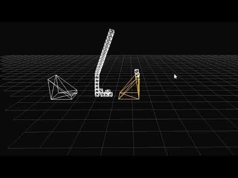 Riphix rigid body sandbox multiple shifted box stacking near tower. Stability test.