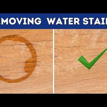 Best tip to Removing water stains/watermarks from wood - DIY Solutions