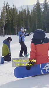 Three surfers hit the slopes for the first time ever. Can they learn to ride the waves of snowy terrain? | SELF | Facebook