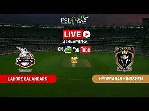 LIVE: Lahore Qalandars vs Hyderabad Kingsmen 1st Match | Geo Super