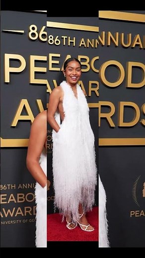 Yara Shahidi On The Red Carpet At The 86th Annual Peabody Awards