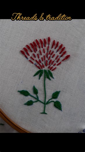 Small flower embroidery for kurta, palazzo & shirts (Part-30)#stitches #embroidery#handbroidery