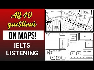 All 40 questions on MAPS!! ! IELTS Listening only maps