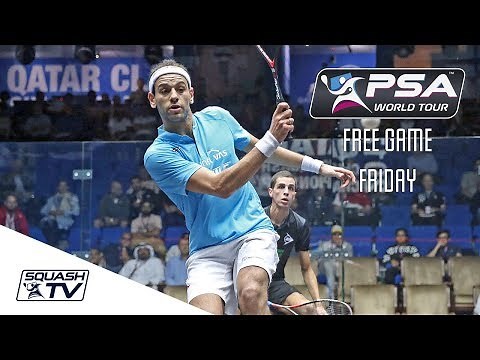 BEST SQUASH GAME EVER?! - Free Game Friday - ElShorbagy v Farag - Qatar 2017