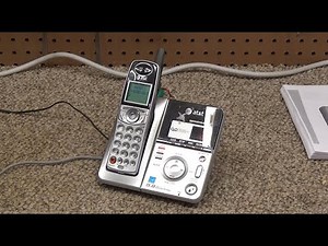 AT&T E5914B 5.8 GHz Cordless Phone | Initial Checkout