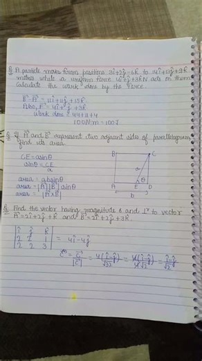 B.Sc (1year) physics vector algebra notes