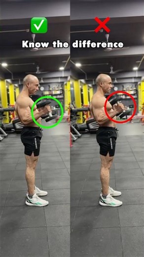 "Hammer Curl Hacks: Correct Your Form!"#shorts #fitness #motivation